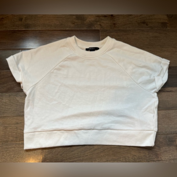 White sweater crop top - Picture 1 of 2